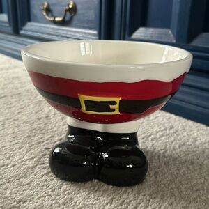 NWT Santa Candy Bowl